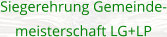Siegerehrung Gemeinde-meisterschaft LG+LP