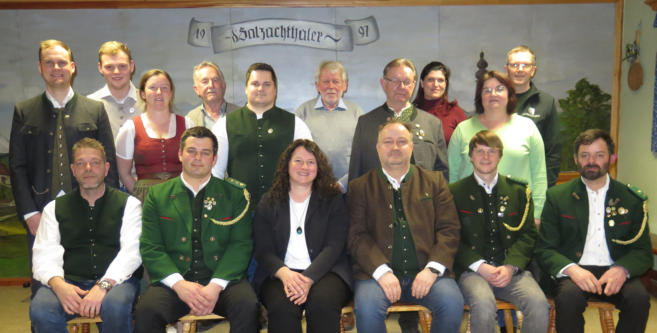 die Vorstandschaft der Altschützen Fridolfing